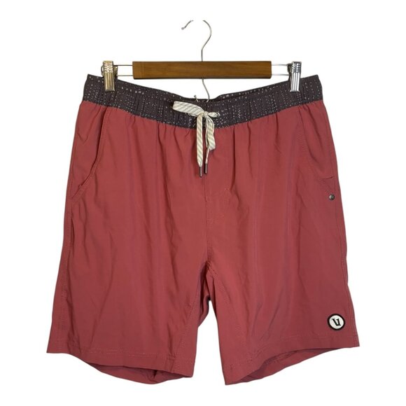 Vuori Other - Vuori Shorts Men's Size Medium Kore Raisin Tonal Athletic Activewear Red